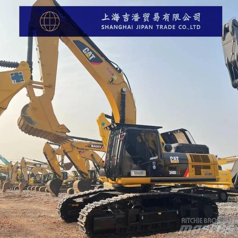CAT 340 D حفارات زحافة