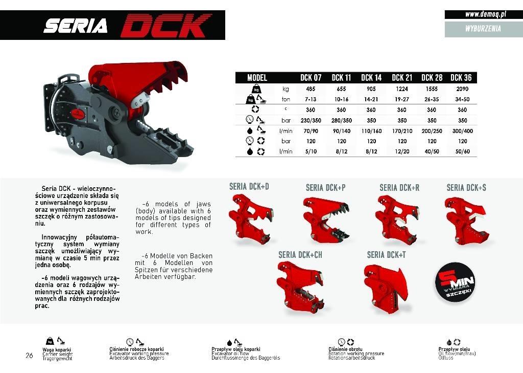  DEMOQ DCK21 جراشات البناء