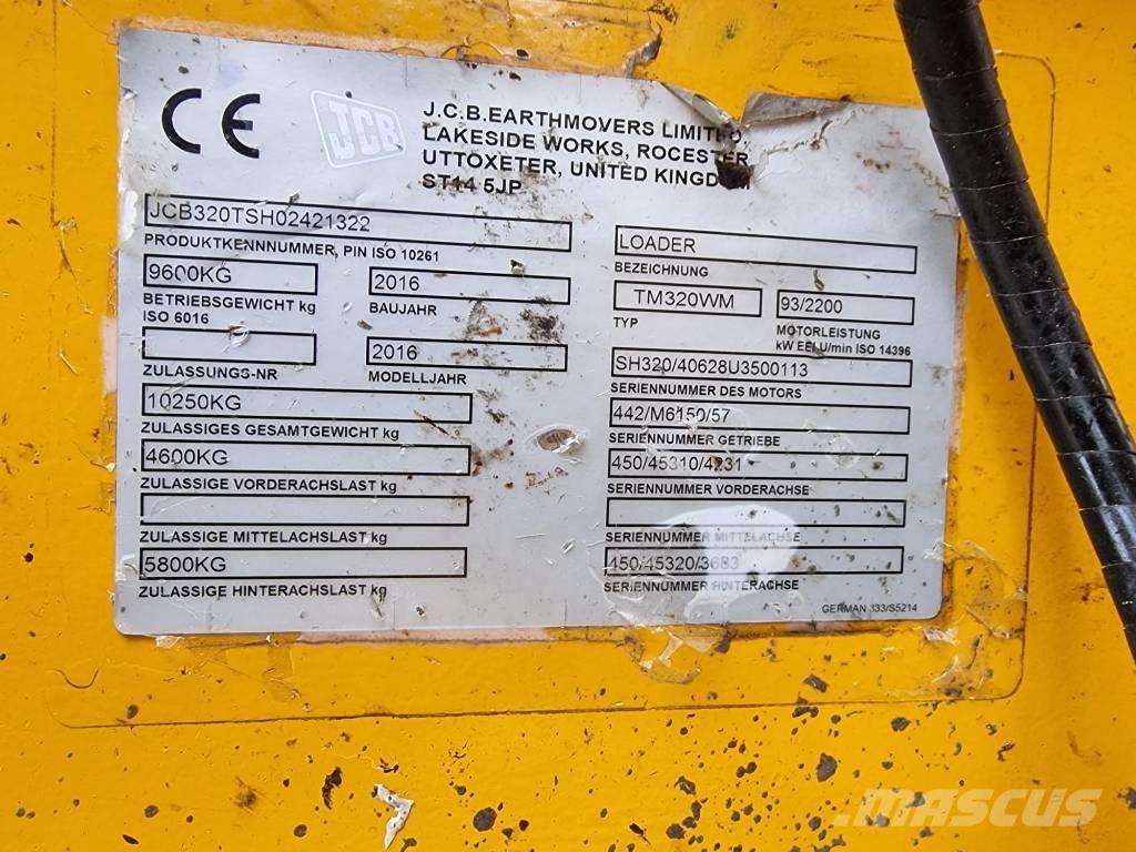 JCB TM 320 WM مناولات متداخلة