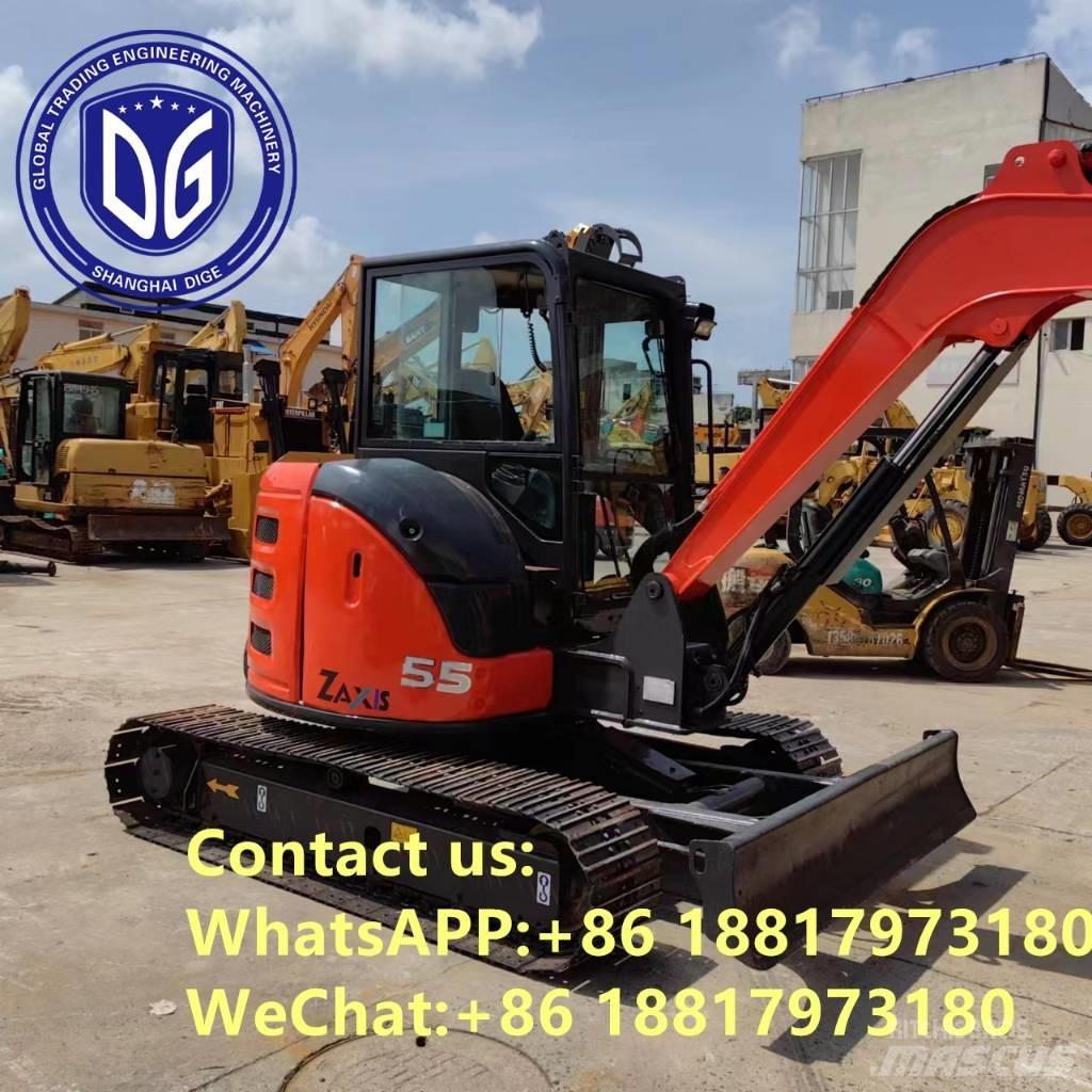 Hitachi ZX 55 U-5 A حفارات صغيرة أقل من 7 طن (حفارات صغيرة)