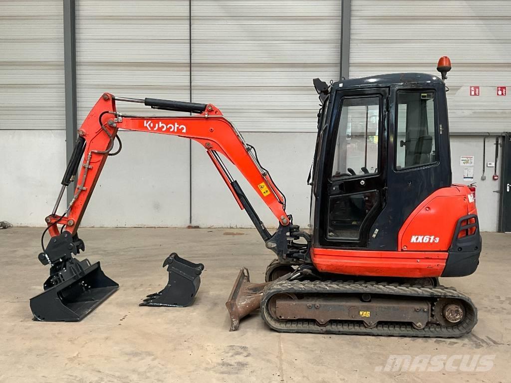 Kubota KX 61-3 حفارات صغيرة أقل من 7 طن (حفارات صغيرة)