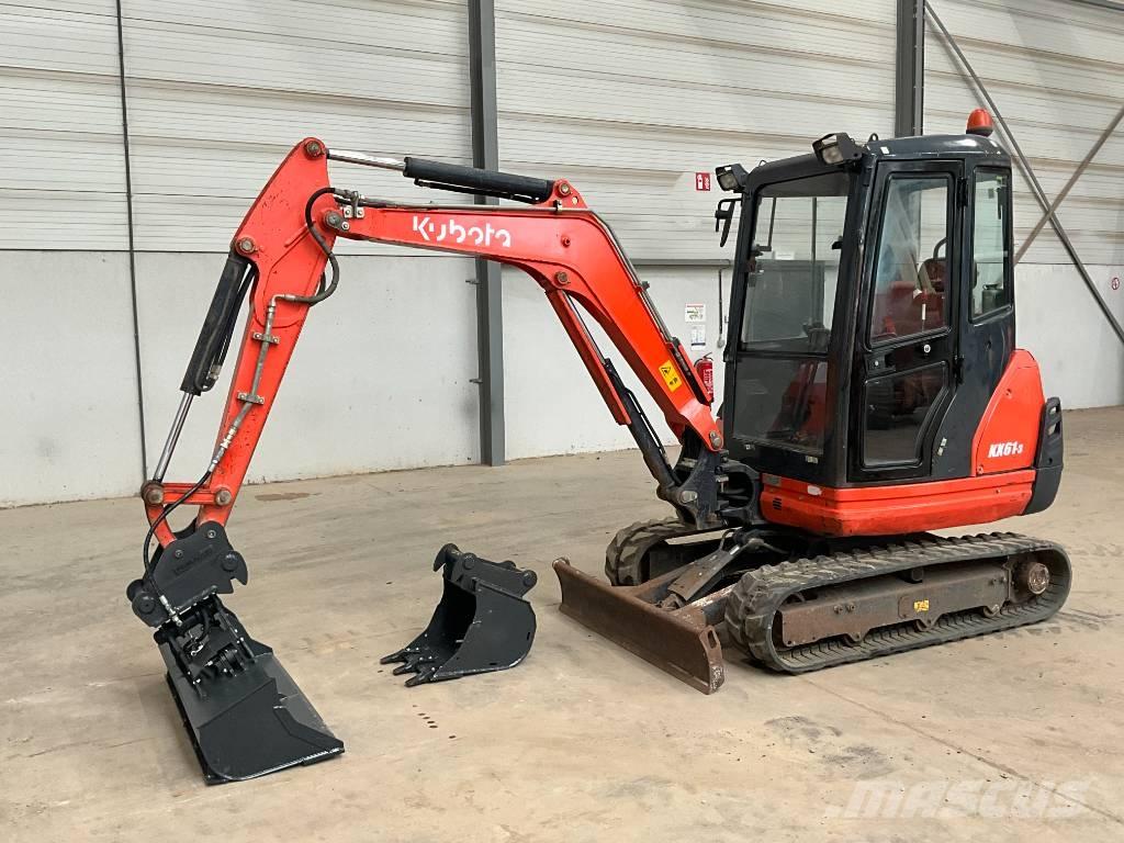Kubota KX 61-3 حفارات صغيرة أقل من 7 طن (حفارات صغيرة)