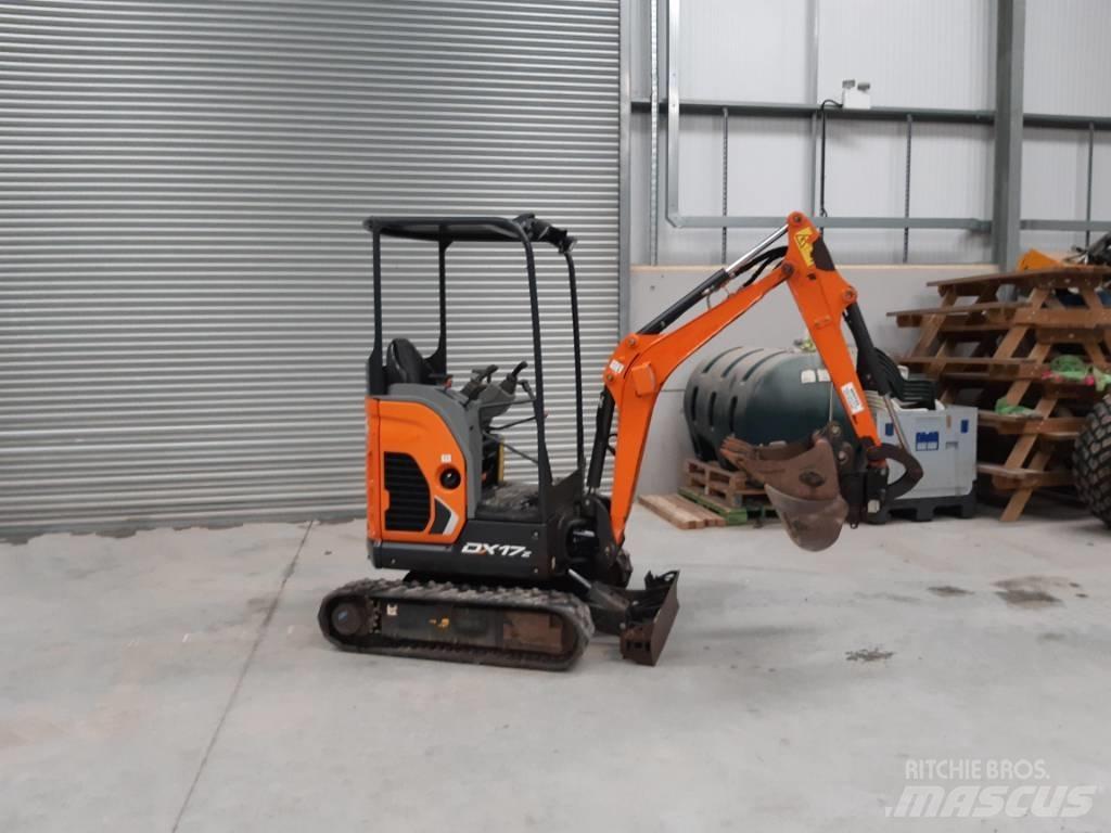 Doosan DX17Z حفارات صغيرة أقل من 7 طن (حفارات صغيرة)