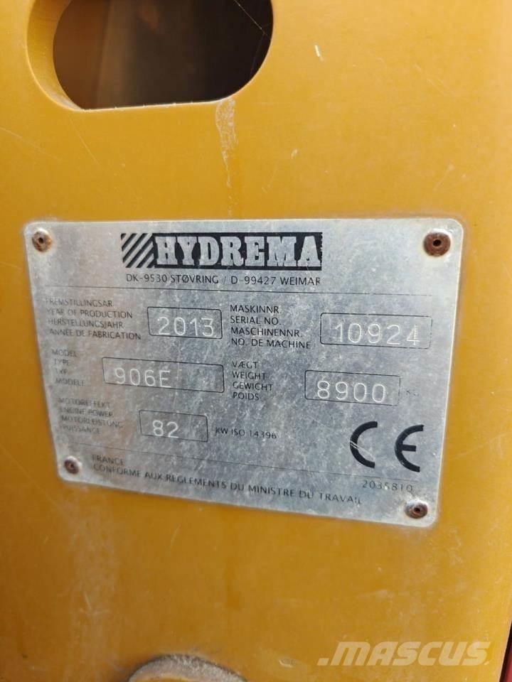 Hydrema 906E لوادر ذات جرافات عكسية