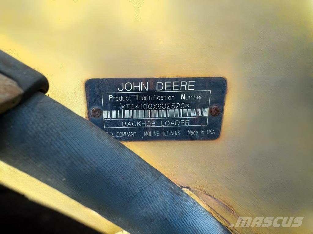 John Deere 410 G لوادر ذات جرافات عكسية