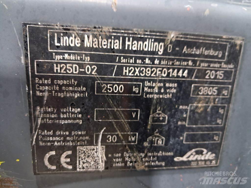 Linde H25D-02 شاحنات الديزل