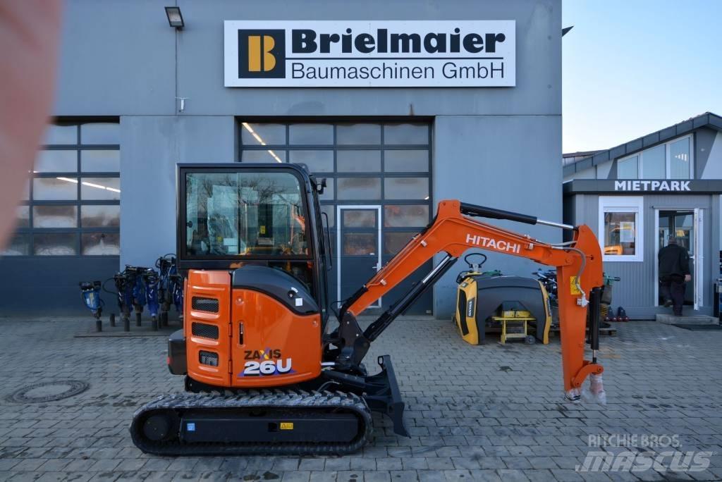 Hitachi ZX 26 U-6 حفارات صغيرة أقل من 7 طن (حفارات صغيرة)