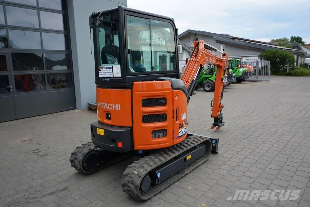 Hitachi ZX 26 U-6 حفارات صغيرة أقل من 7 طن (حفارات صغيرة)