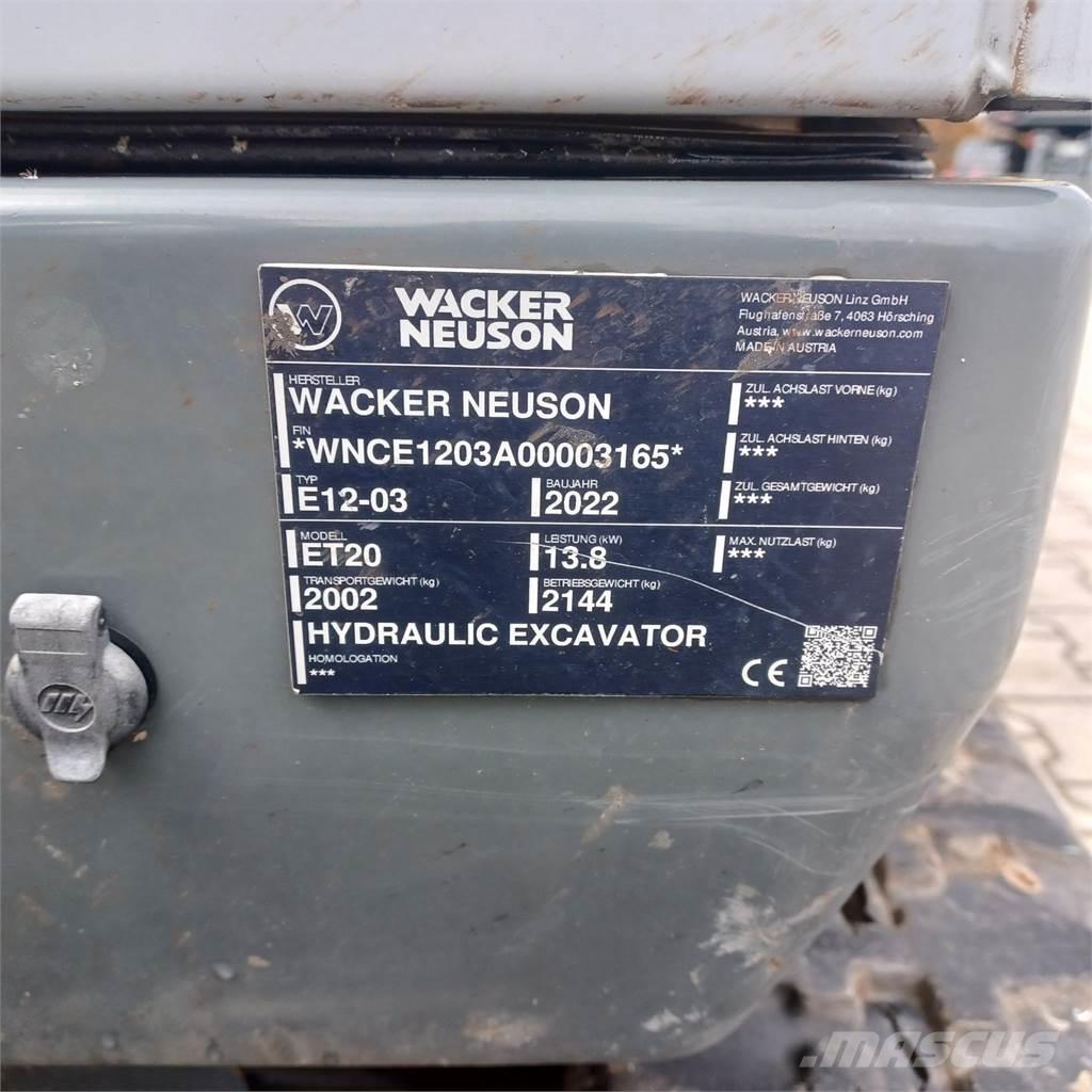 Wacker Neuson ET20 حفارات زحافة