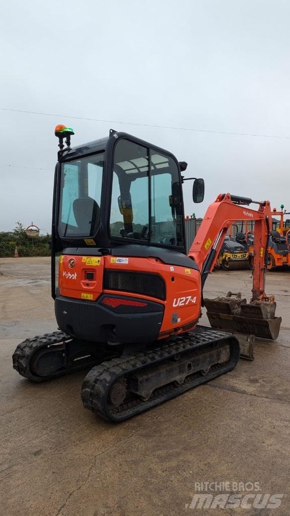 Kubota U 27-4 حفارات صغيرة أقل من 7 طن (حفارات صغيرة)
