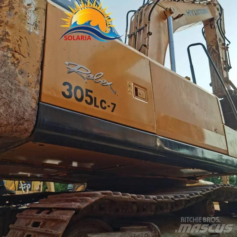 Hyundai 305lc-7 حفارات زحافة