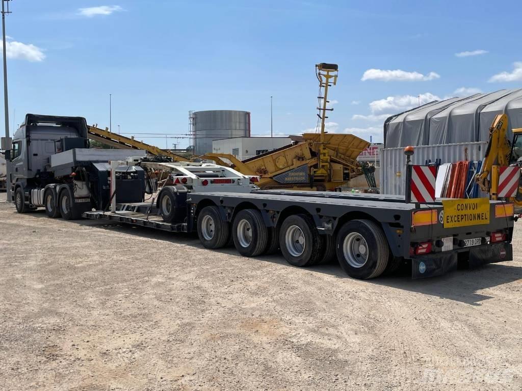 Scania R 580 شاحنات مسطحة / أوناش