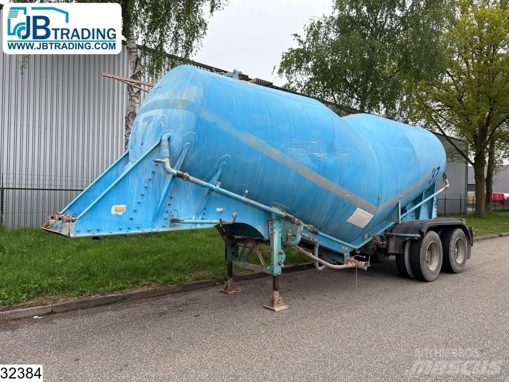  FILLIAT Silo نصف مقطورات مقطورة 