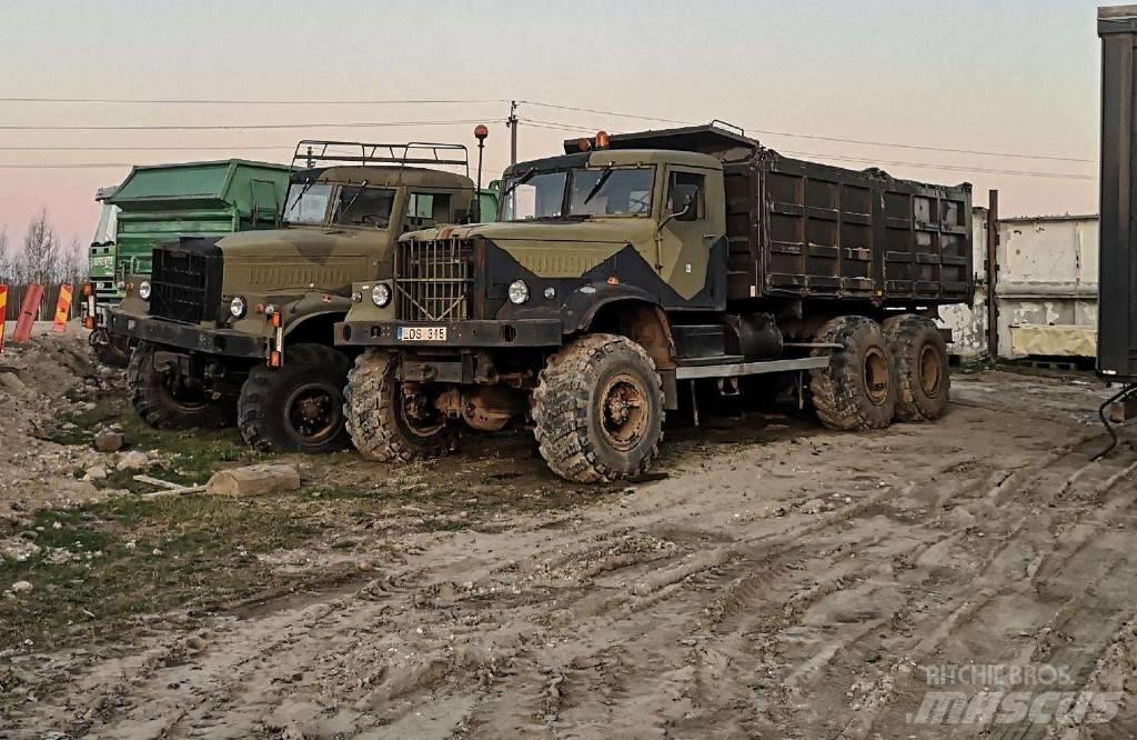 Kraz 6x6 شاحنات قلابة