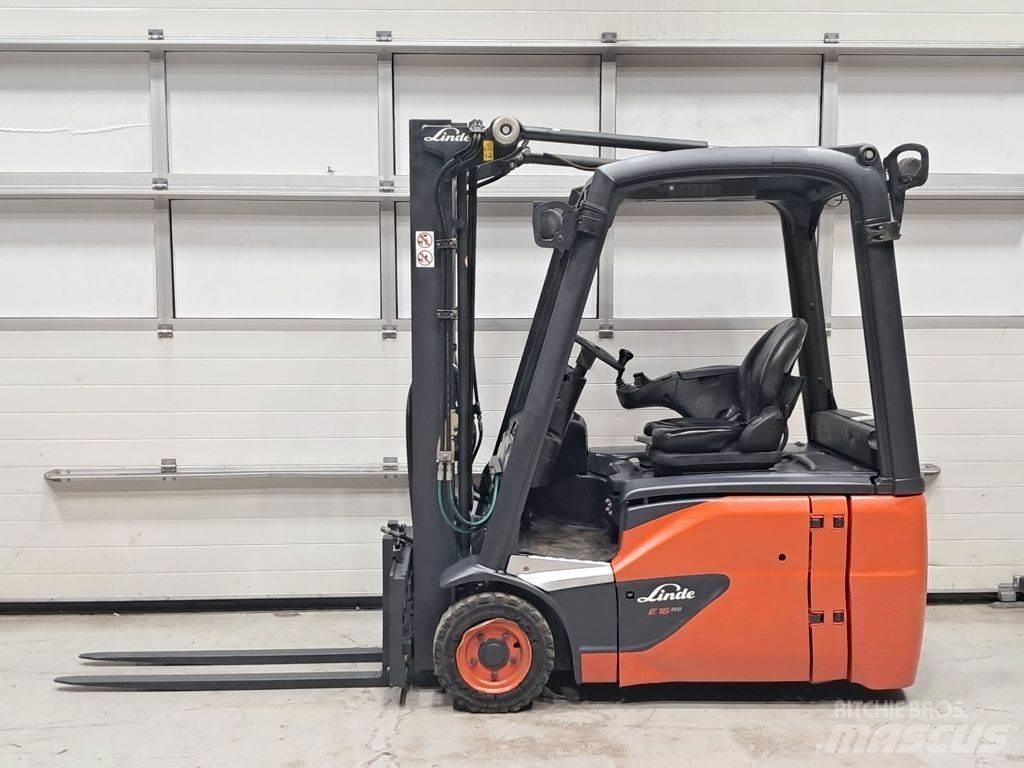 Linde E16-02 شاحنات ذات رافعات شوكية تعمل بالكهرباء