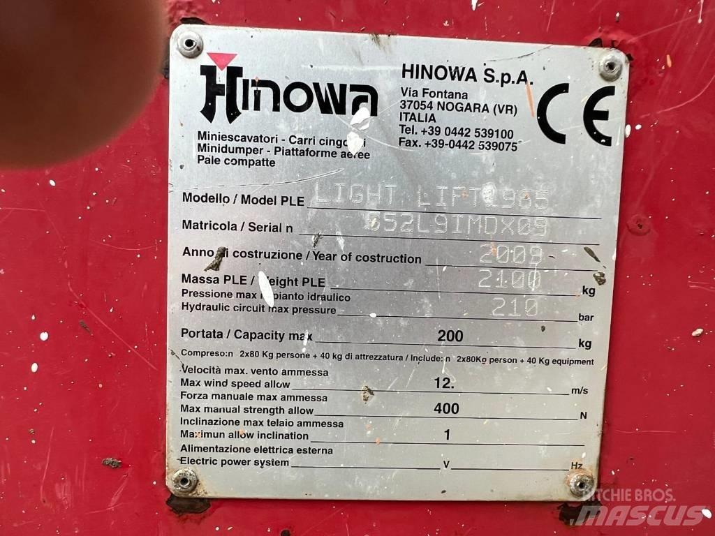 Hinowa LIGHLIFT 1965 رافعات سلة مفصلية