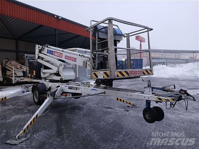 Dino 160 XT II المنصات الهوائية المثبتة على مقطورة