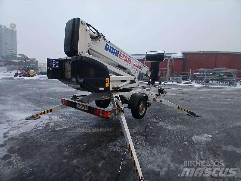 Dino 160 XT II المنصات الهوائية المثبتة على مقطورة