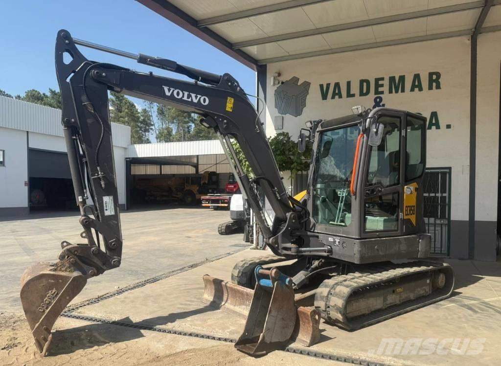 Volvo ECR 58 F حفارات صغيرة أقل من 7 طن (حفارات صغيرة)