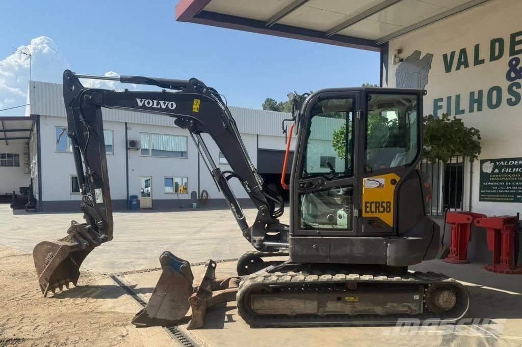 Volvo ECR 58 F حفارات صغيرة أقل من 7 طن (حفارات صغيرة)