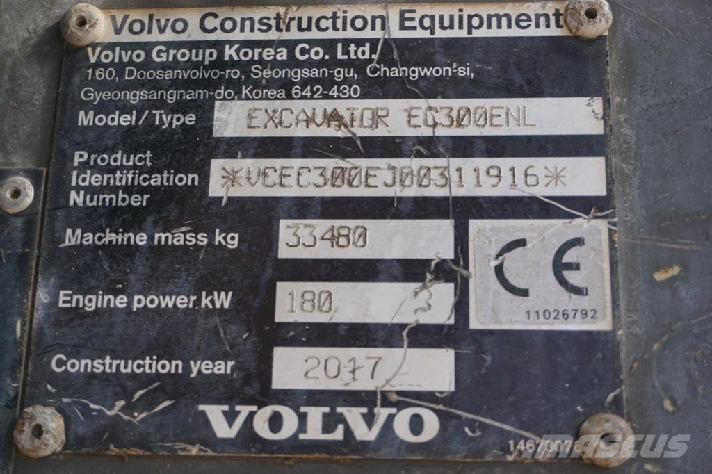 Volvo EC 300 E حفارات زحافة