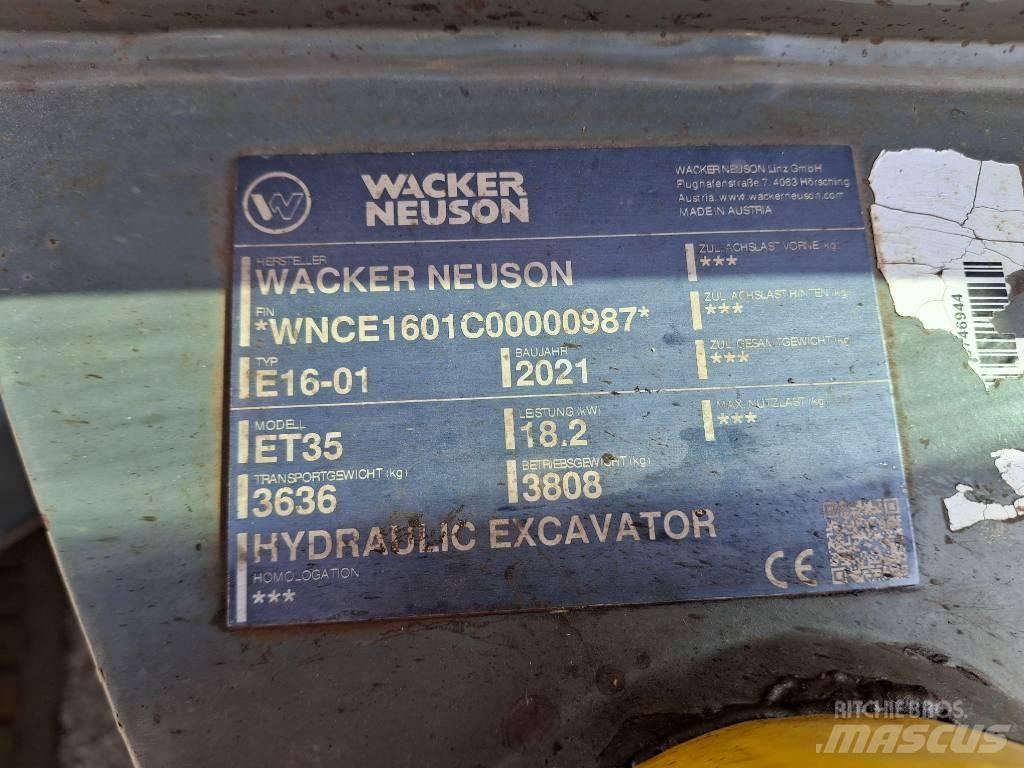Wacker Neuson ET35 حفارات زحافة