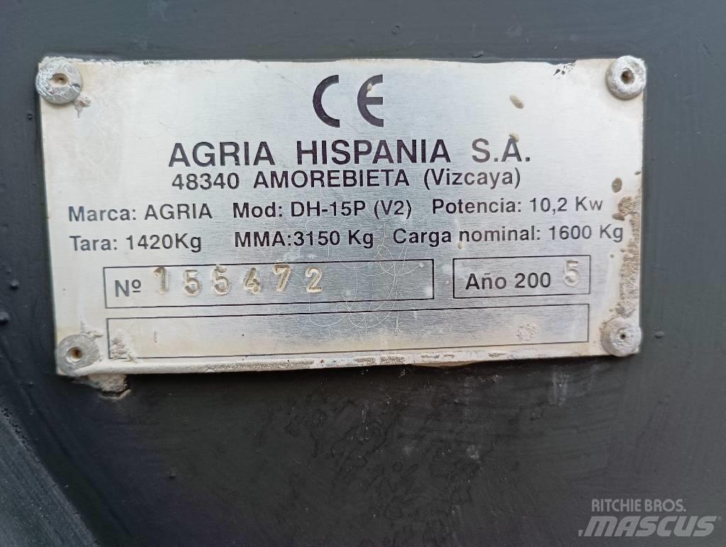 Agria DH 15 عربات نقل قلابة للمواقع