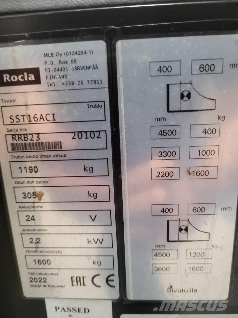 Rocla SST 16 ACI شاحنات مناولة ذاتية الدفع