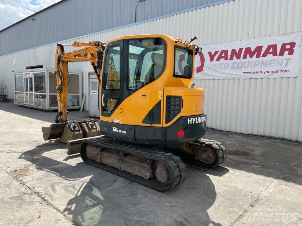 Hyundai R60 CR9A حفارات صغيرة أقل من 7 طن (حفارات صغيرة)