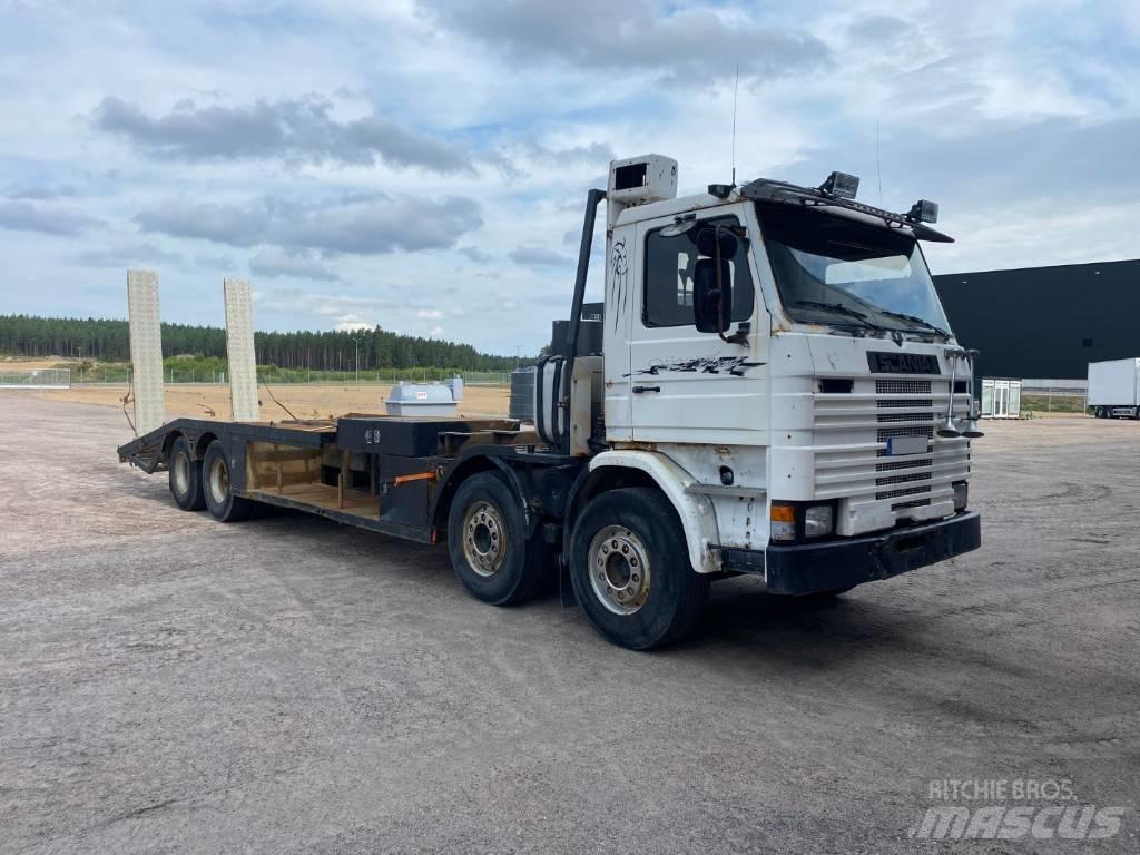 Scania R142H 8X2 شاحنات مسطحة/مفصلية الجوانب