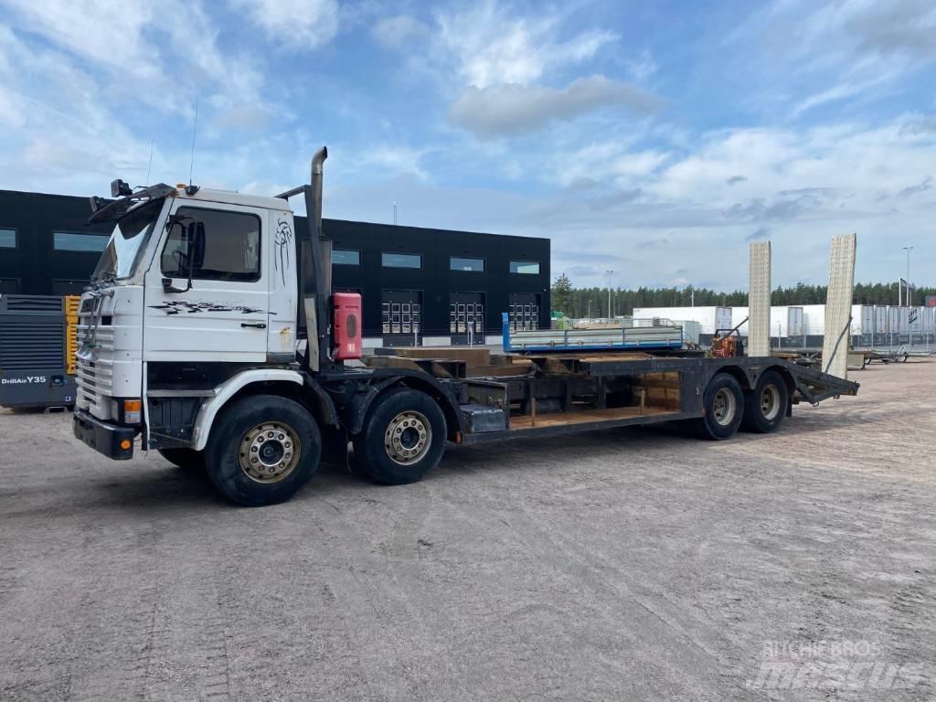 Scania R142H 8X2 شاحنات مسطحة/مفصلية الجوانب
