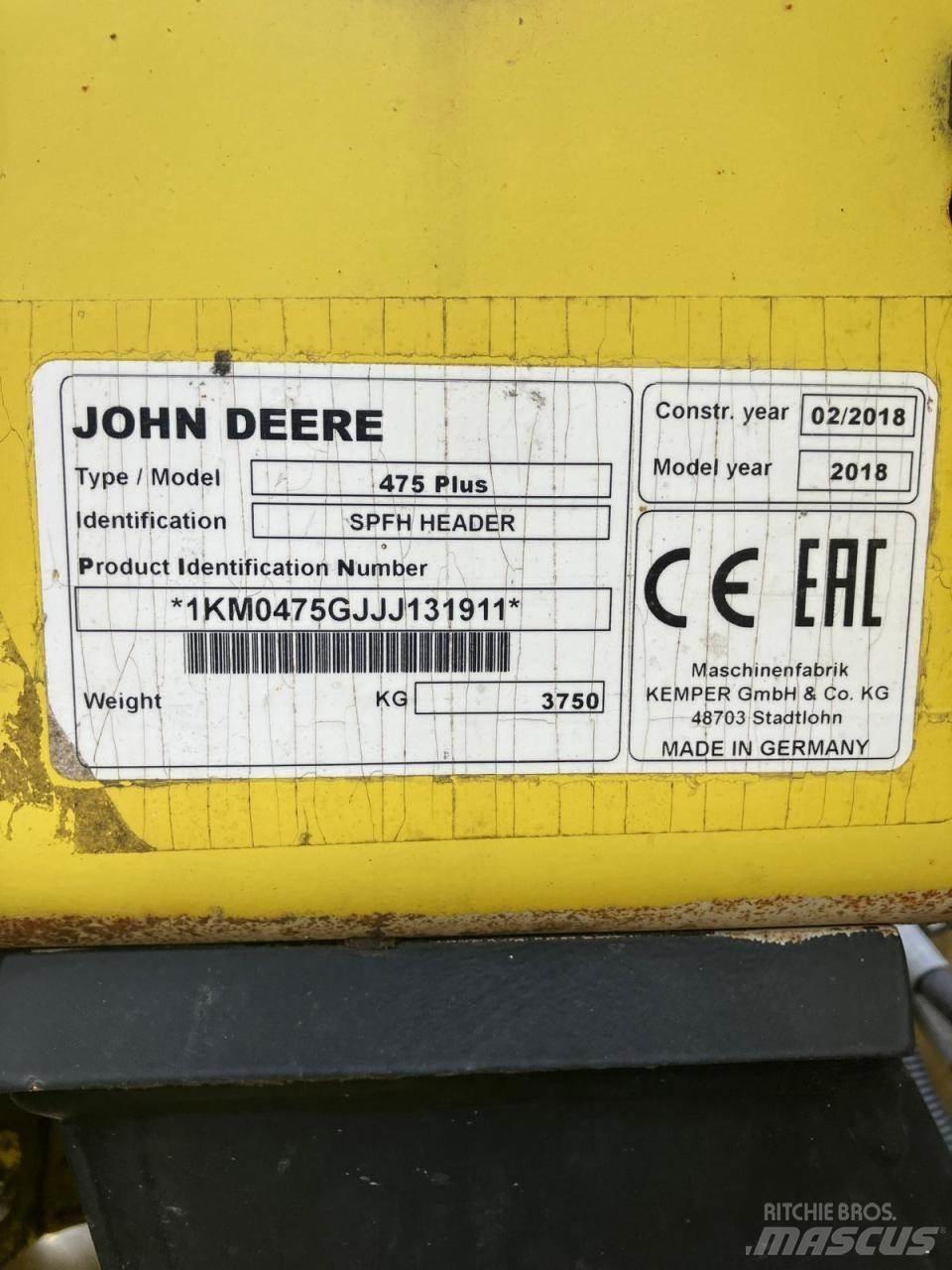 John Deere 8500 علافات ذاتية الدفع