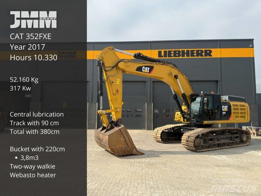 CAT 352 FXE حفارات زحافة