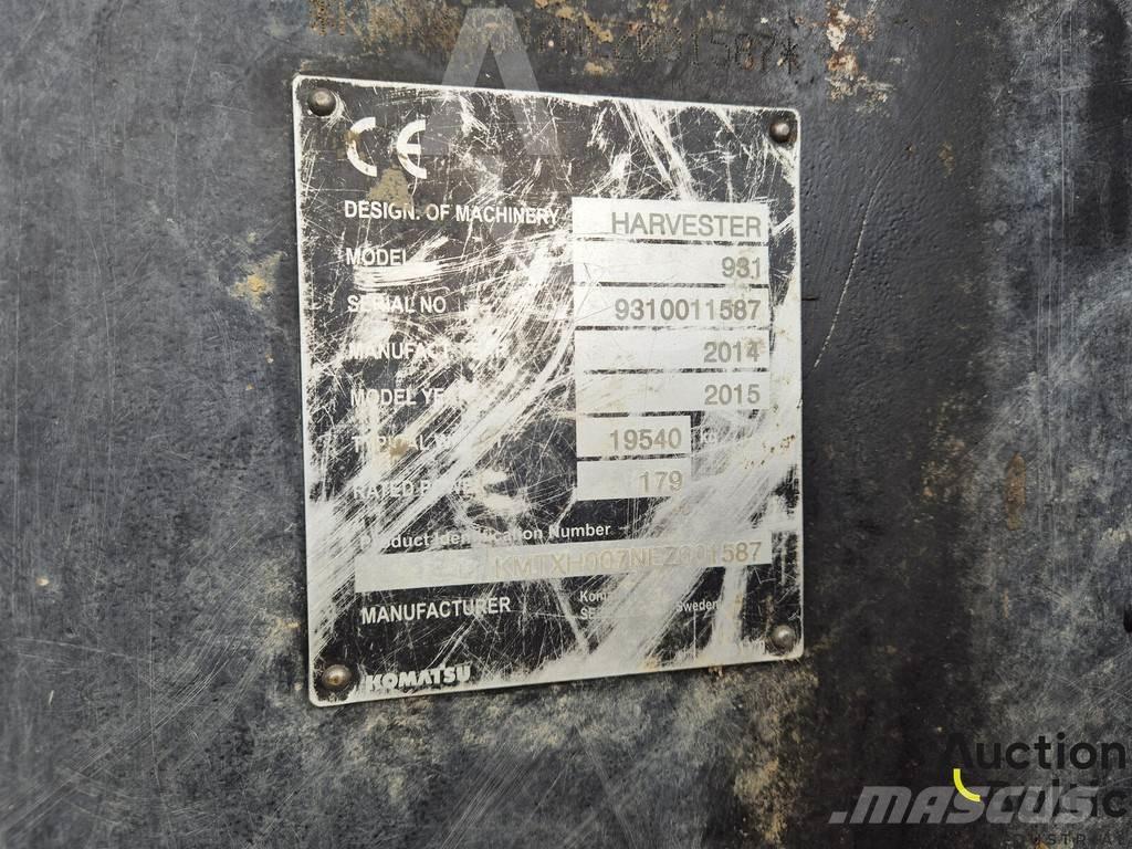 Komatsu 931.1 حصادات