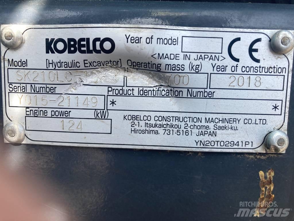 Kobelco SK 210 LC-10 حفارات زحافة