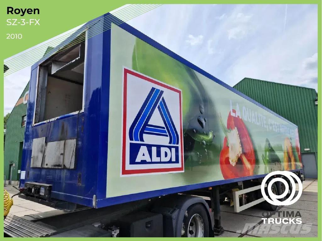  Royen SZ-3-FX نصف مقطورات ذات هيكل صندوقي