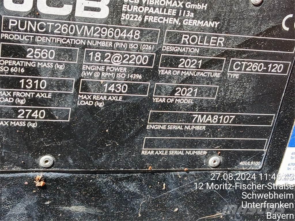 JCB CT260-120 مداحل