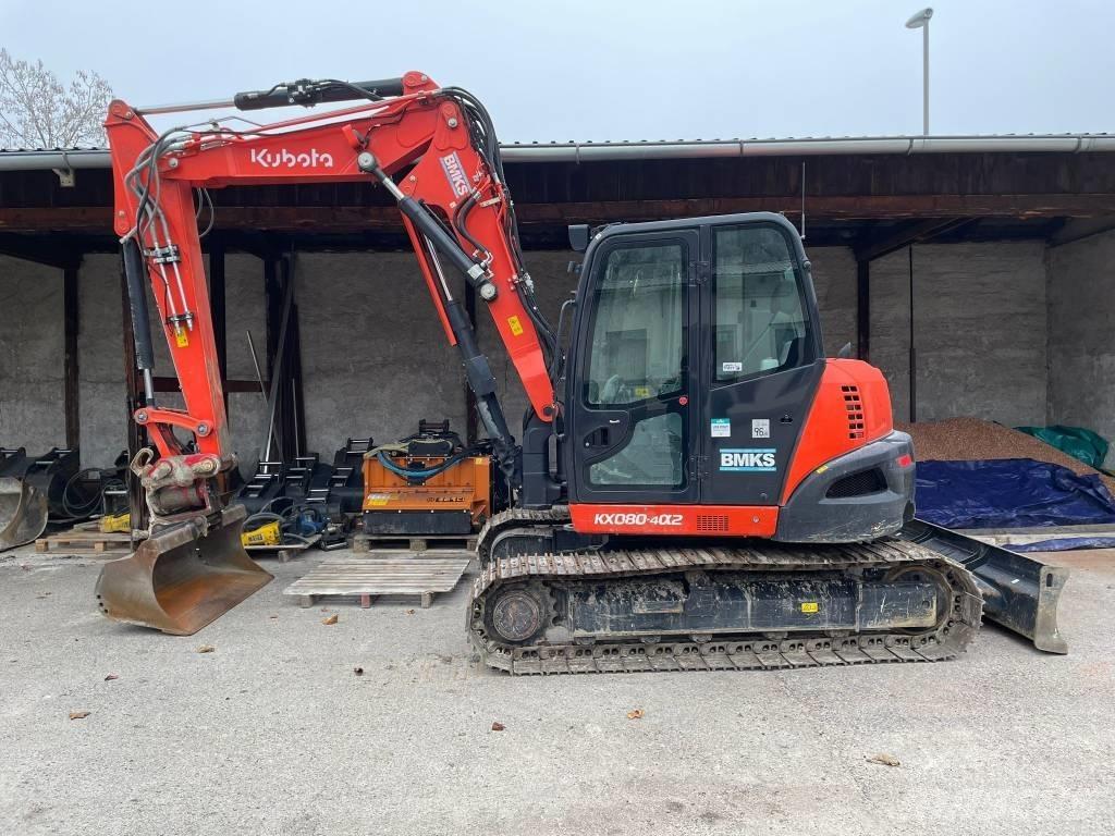 Kubota KX 080-4a2 حفارات وسط 7 طن - 12 طن