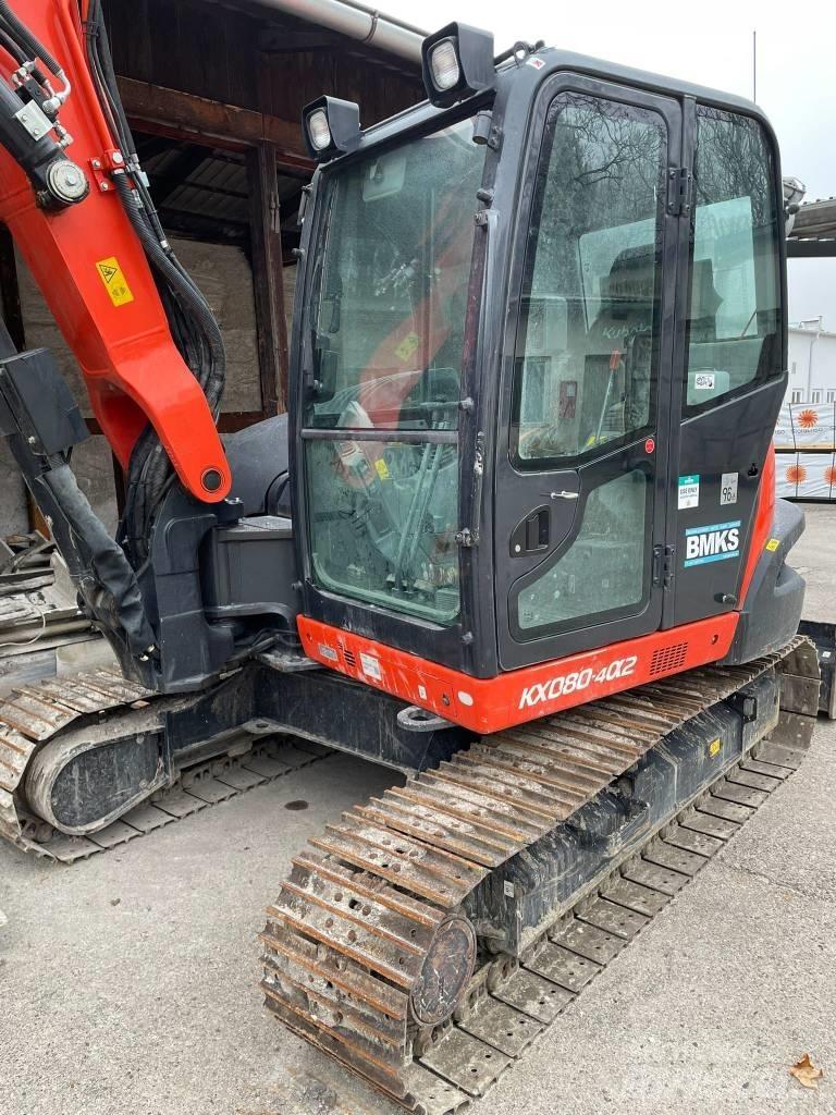 Kubota KX 080-4a2 حفارات وسط 7 طن - 12 طن
