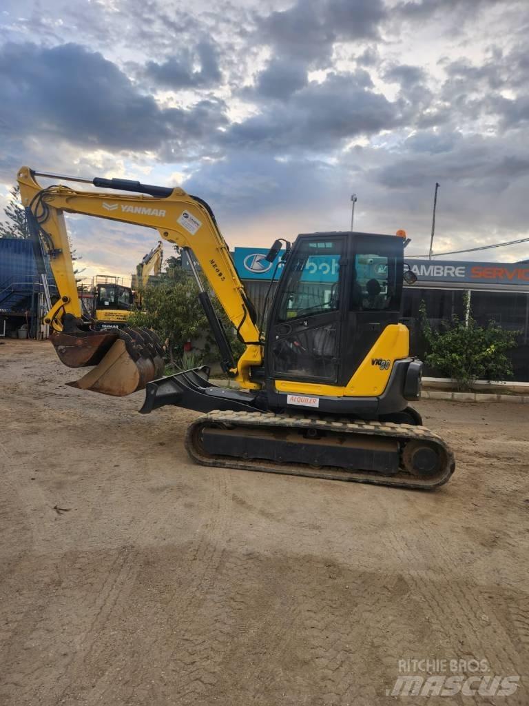 Yanmar Vio 80-1A حفارات وسط 7 طن - 12 طن