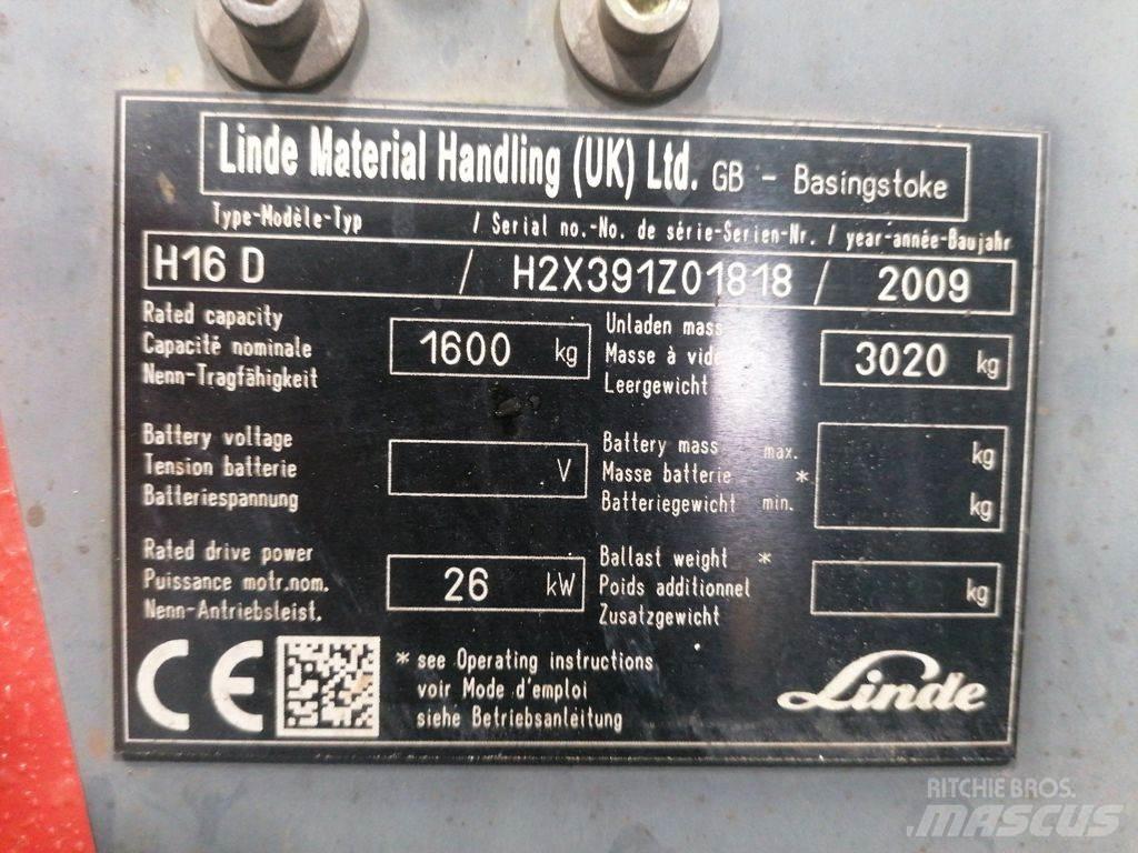 Linde H16D شاحنات الديزل