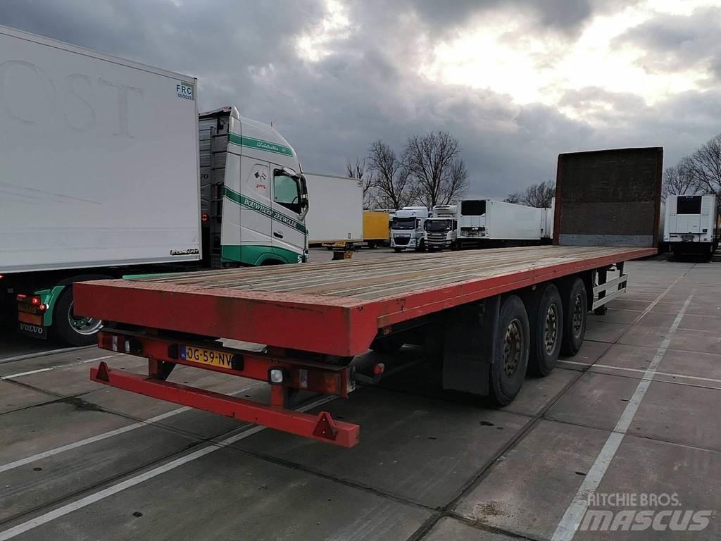 Pacton T3-004 نصف مقطورات مسطحة / مفصلية الجوانب