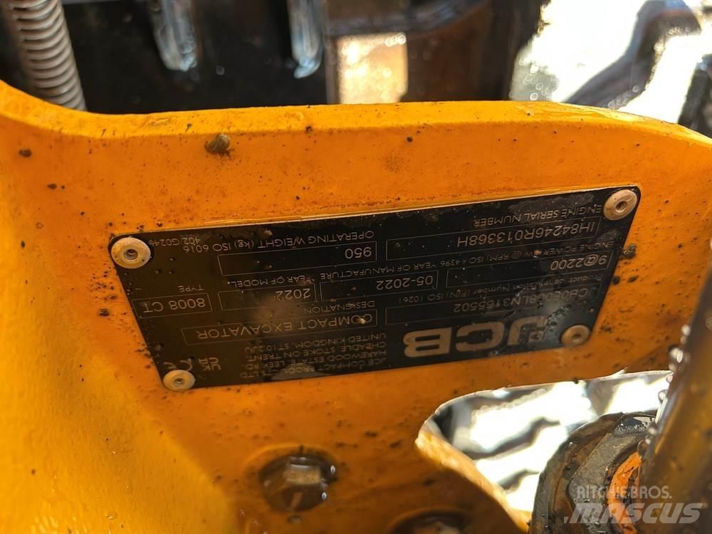 JCB MICRO 8008 حفارات صغيرة أقل من 7 طن (حفارات صغيرة)