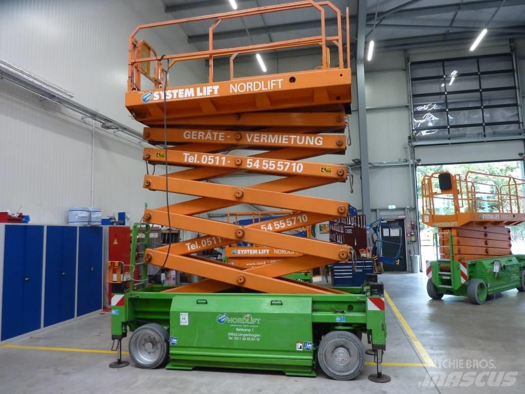HAB S 175 12 E2WD رافعات مقصية الشكل