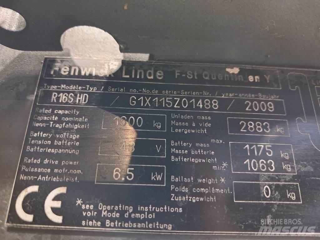 Linde R16 S HD شاحنة مناولة