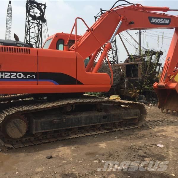 Doosan dh220lc-7 حفارات زحافة