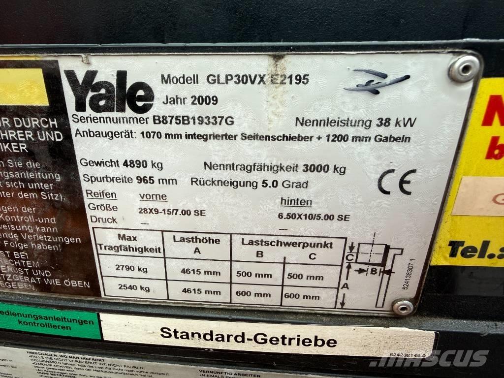 Yale GLP 30 شاحنات LPG