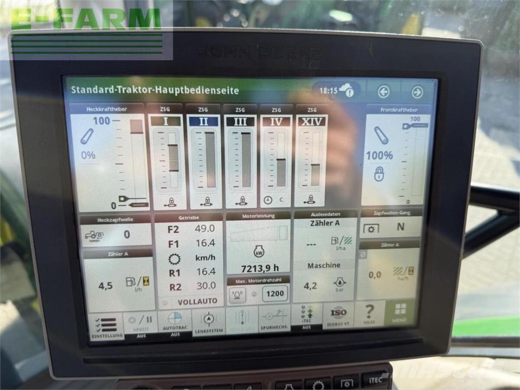 John Deere 6155r الجرارات