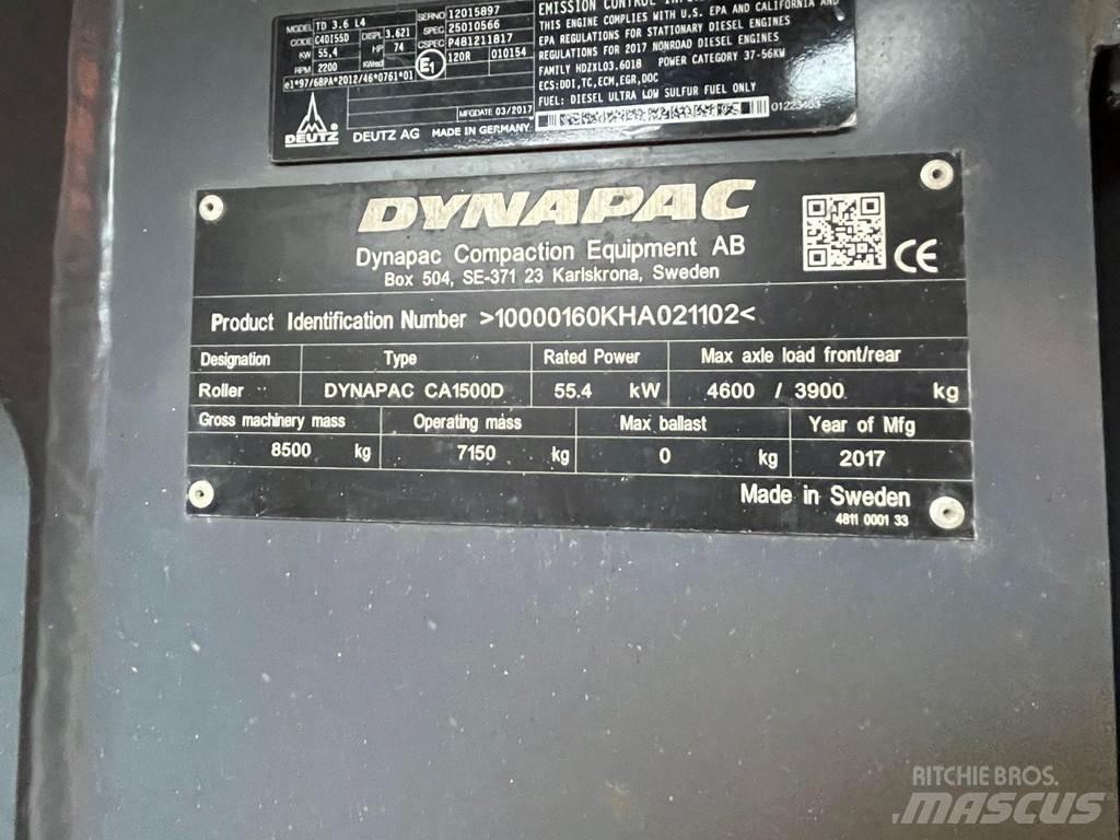 Dynapac CA 1500 D مداحل أحادية الأسطوانة