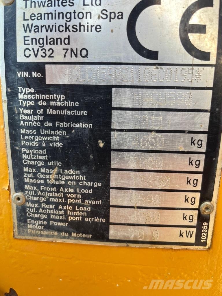 Thwaites 9T عربات نقل قلابة للمواقع